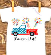 Load image into Gallery viewer, patriotic baby bodysuit