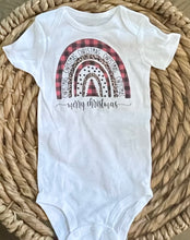 Load image into Gallery viewer, Christmas rainbow baby