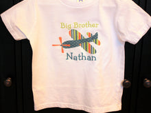 Load image into Gallery viewer, Airplane big brother personalized