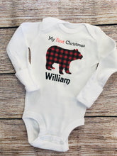 Load image into Gallery viewer, Buffalo Plaid Bear