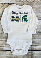 Load image into Gallery viewer, Baby Divided bodysuit