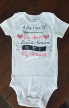 Load image into Gallery viewer, Heart in Heaven with Grandma