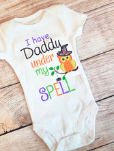 Load image into Gallery viewer, Halloween baby girl onesie