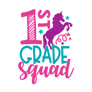 Unicorn Squad school shirt- Grades pre-k-5th available