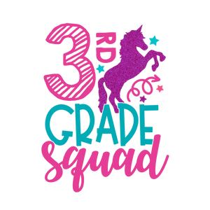 Unicorn Squad school shirt- Grades pre-k-5th available