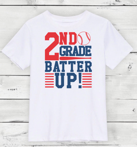 first day of school boy baseball shirt