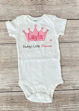 Load image into Gallery viewer, Daddy&#39;s little princess baby onesie