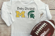 Load image into Gallery viewer, baby divided onesie