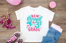 Load image into Gallery viewer, mermaid back to school shirt