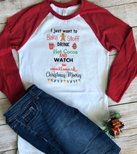 Load image into Gallery viewer, Christmas Movie Watching Shirt- hot cocoa version