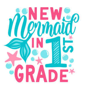 mermaid 1st grade shirt