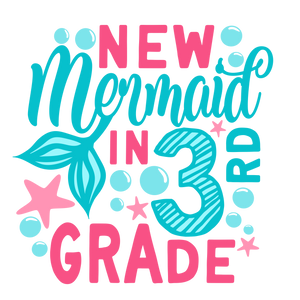 3rd grade mermaid shirt