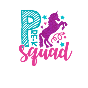 Unicorn Squad school shirt- Grades pre-k-5th available