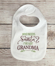 Load image into Gallery viewer, Christmas baby bib