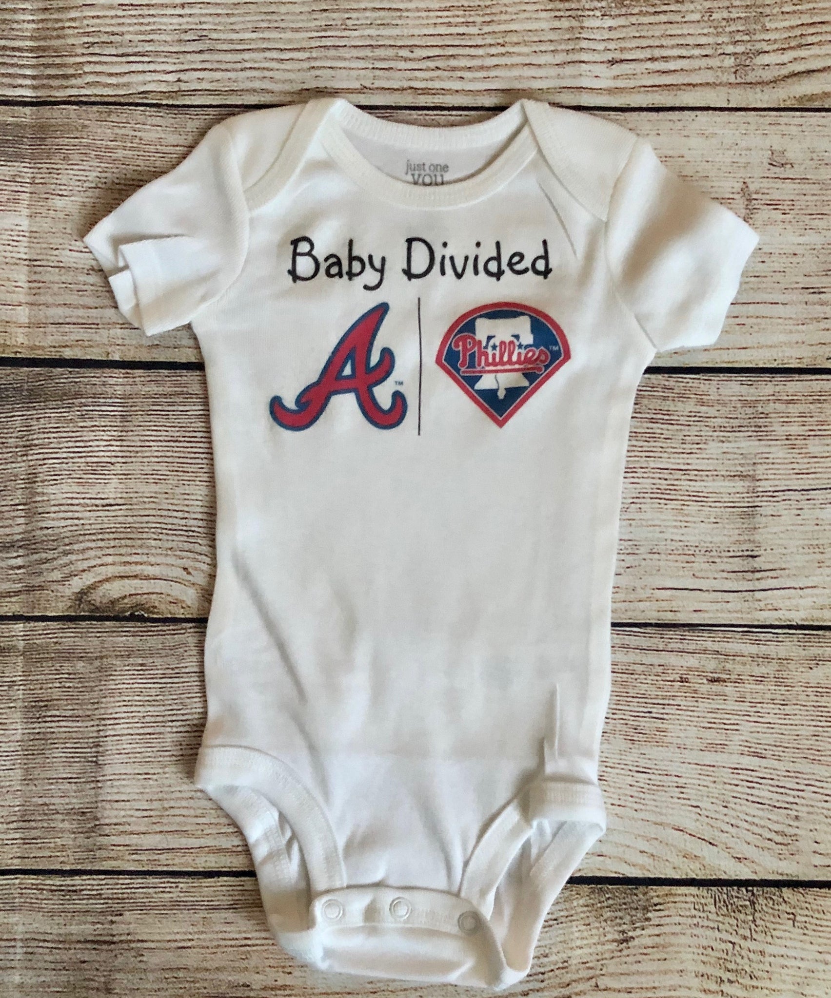 Braves infant/baby clothes Braves baseball baby gift Atlanta baseball baby  gift