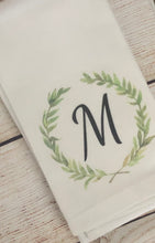 Load image into Gallery viewer, Green Wreath monogram