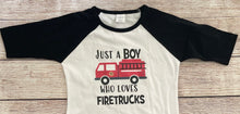 Load image into Gallery viewer, firetruck shirt