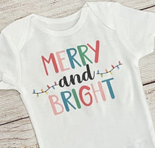 Load image into Gallery viewer, Toddler Merry and bright shirt