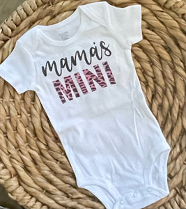 mama's mini baby bodysuit