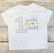 Load image into Gallery viewer, Girl first birthday shirt