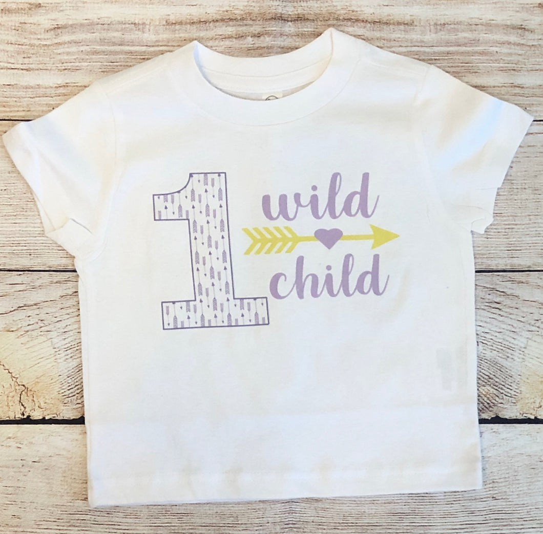 Girl first birthday shirt