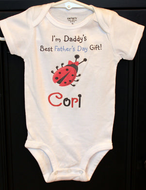 Daddy's best Father's Day gift- Ladybug