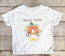 Load image into Gallery viewer, Halloween princess toddler shirt