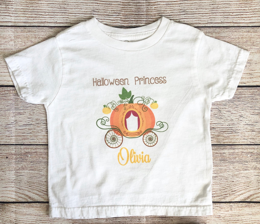 Halloween princess toddler shirt
