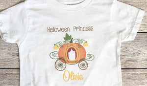 Girl Halloween princess shirt