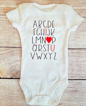 Load image into Gallery viewer, I love you baby onesie