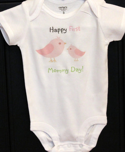 First Mother's Day- Birds pink