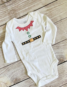 Christmas Elf baby bodysuit