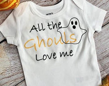 Load image into Gallery viewer, the ghouls love me onesie