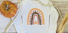 Load image into Gallery viewer, autumn baby rainbow bodysuit