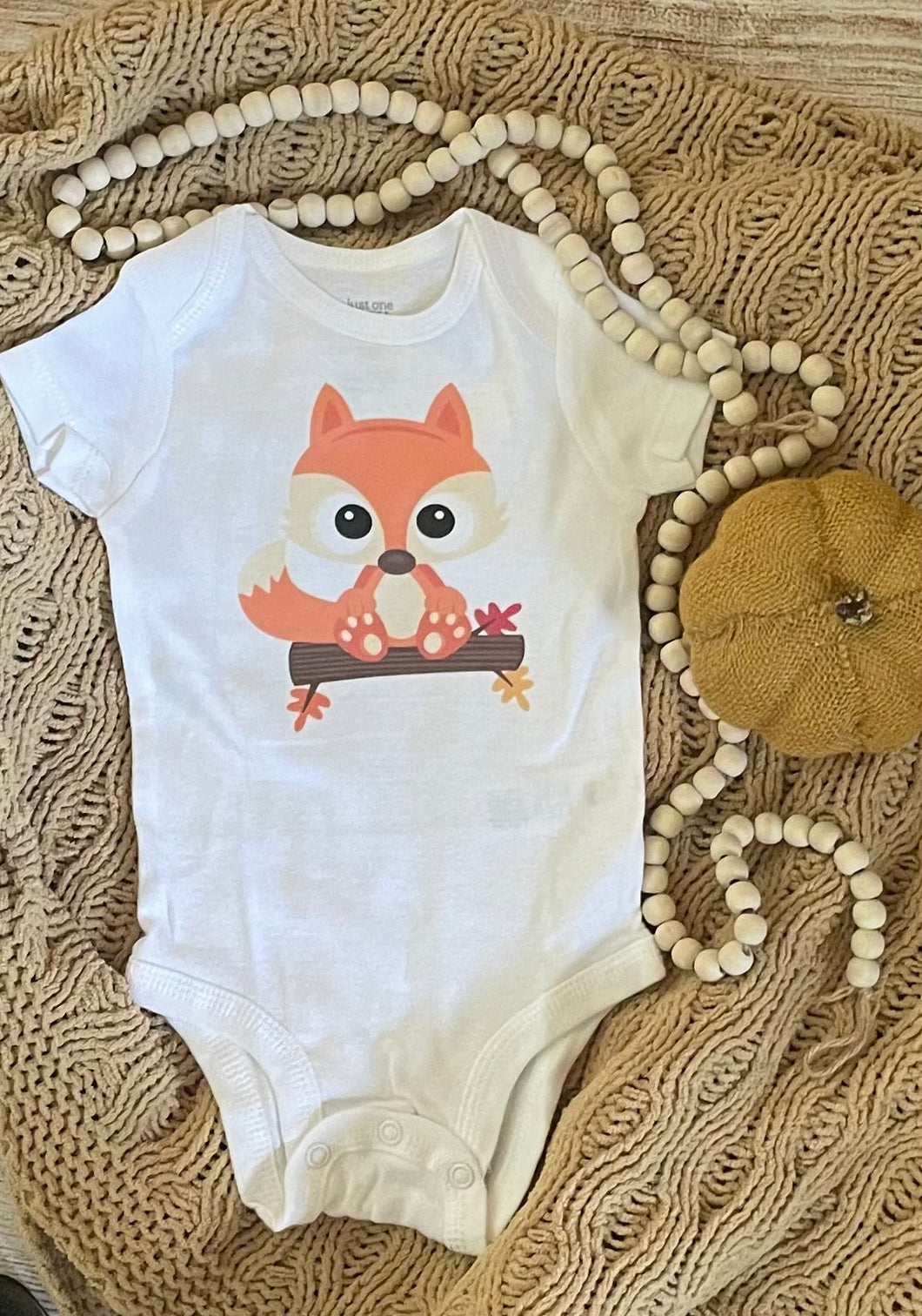fox baby onesie