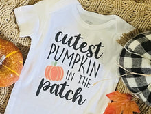 Load image into Gallery viewer, pumpkin patch baby bodysuit