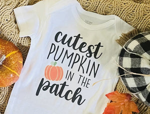 pumpkin patch baby bodysuit