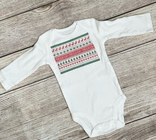 Load image into Gallery viewer, baby onesie ugly Christmas sweater